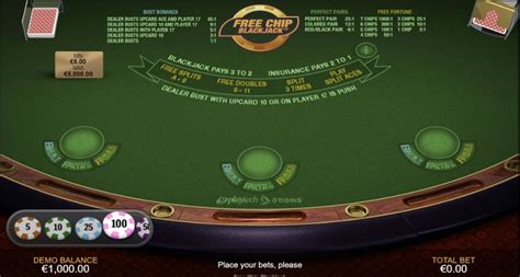 Free Chip Blackjack (Playtech) – Review & Demo Play.